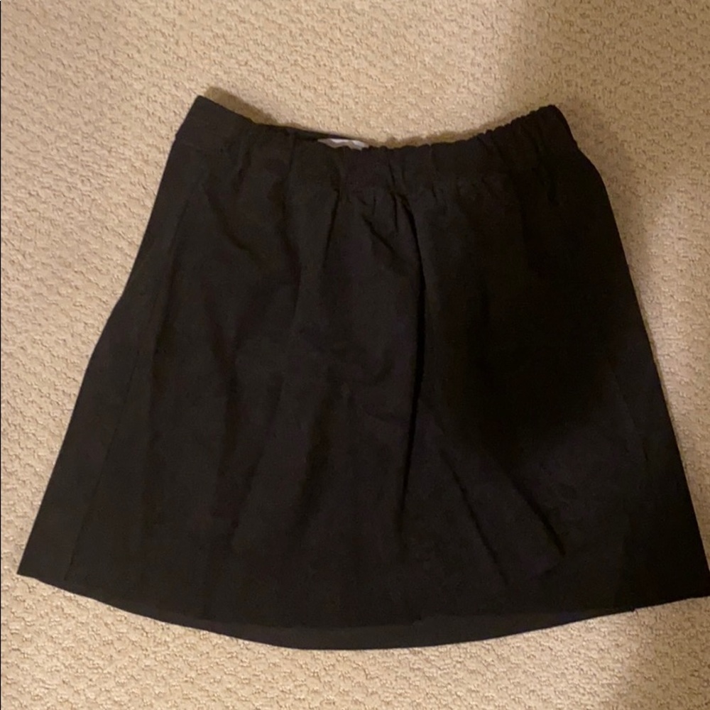 Black fake suede Aritzia skirt